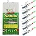 thkfish Sabiki Fishing Rigs Freshwater Saltwater Beach Fish Skin Sabiki Feather Bait Rigs 10Packs(10bags) #16-#20