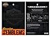 Harley-Davidson Blank Bar & Shield Studded & Microfiber Emblem Patch 4 x 3 Black
