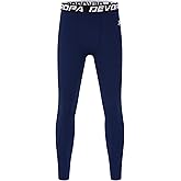 DEVOROPA Boys Leggings Youth Compression Pants Sports Tights Basketball Football Baseball Soccer Baselayer Slim/Regular/Husky