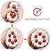 Satkago Easter Basket Stuffers - 14 Pcs Mini Mochi Squishies with Jumbo Strawberry Cake, Slow Rising Squishies Kawaii Anxiety Toys Easter Gifts for Kids