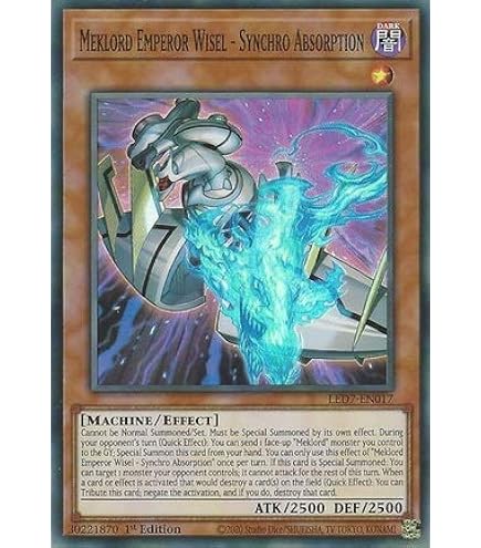 Amazon.com: Yu-Gi-Oh! - Meklord Army of Wisel (EXVC-EN012