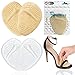 Metatarsal Pads | Metatarsal Pads for Women | Ball of Foot Cushions (2 Pairs Foot Pads) All Day Pain Relief and Comfort One Size Fits Shoe Inserts for Women (Clear & Beige)