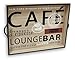 Wooden Coffee Serving Tray - Large Modern Food Carrying Tray for Serving Food, Coffee - 17.5