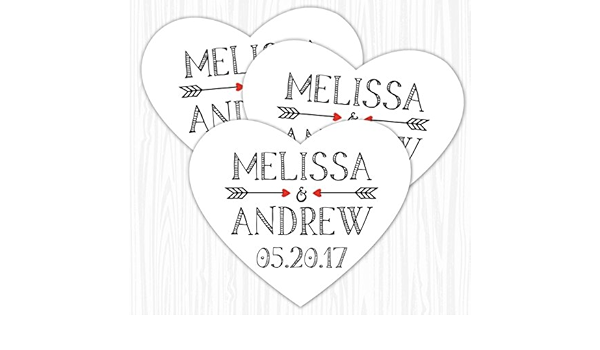 Sunflower Heart Shaped Stickers Heart Shaped Wedding Favor ...