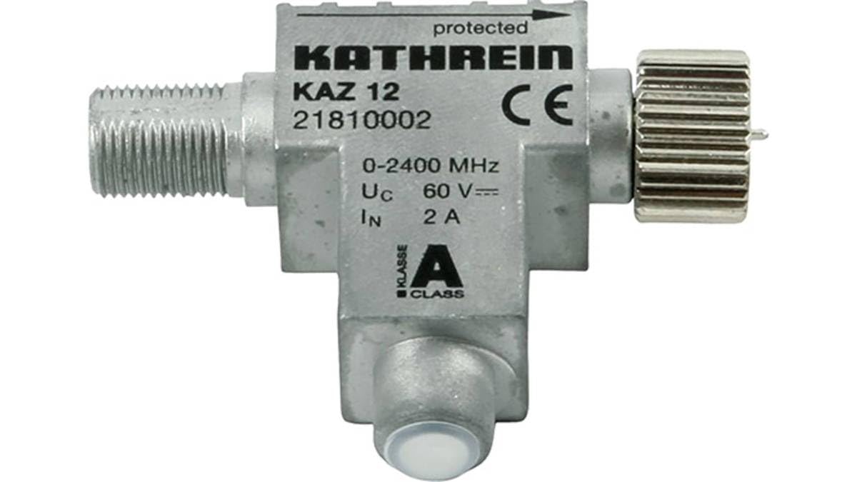Kathrein KAZ 12 parafoudre Connection F 0-2400 MHz (German Import)