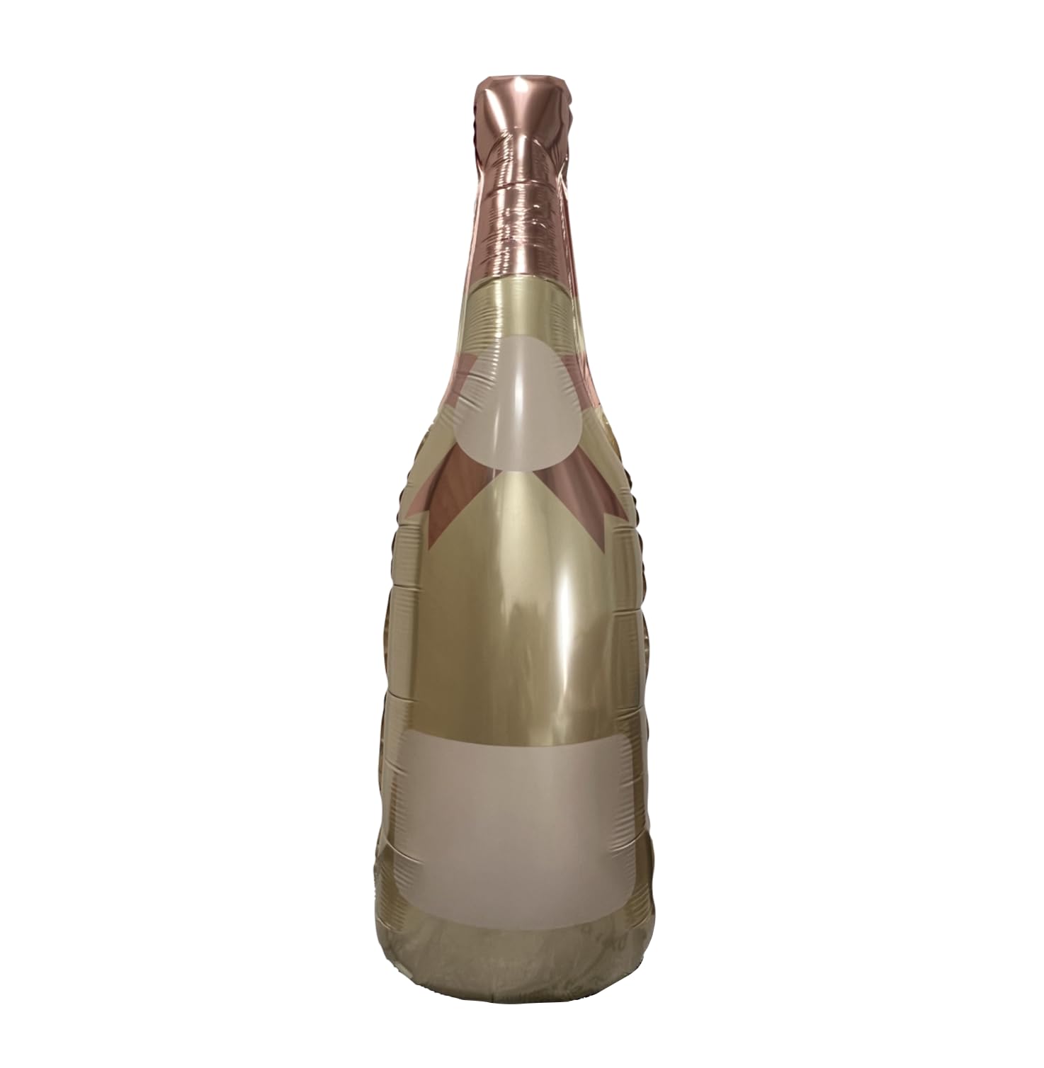 Plain Rose Gold Bottle Foil Balloon, 60cm (2 pack)