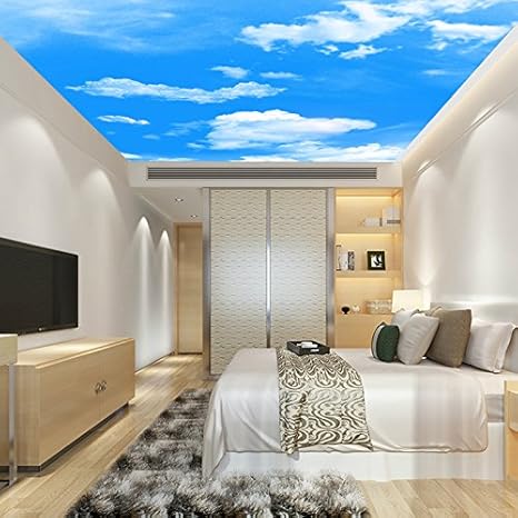 Amazon Co Jp ステレオ天井壁紙リビングルームダイニングルーム天井壁紙sky壁紙 Diy 工具 ガーデン