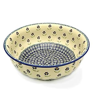 Bunzlauer Fluted Salad Bowl 28 cm/for Outdoor Use (Decor Angelica)