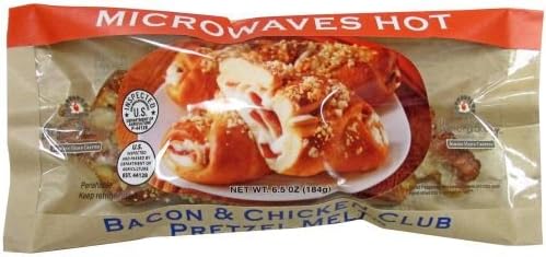 Better Bakery Pretzel Melt Sandwich, 6.5 Ounce -- 18 per case.