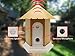 CY Ultrasonic Outdoor Dog Bark Controller Anti Barking House No Barking Household Training Tool Device in Birdhouse Shape (Yellow)