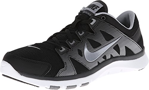 Women's Nike Flex Supreme TR 2 Training Shoe Black/Metallic Cool Grey/Anthracite Size 8.5 M US