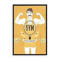 Framed Canvas Wall Art Sports Canvas Prints Home Artwork Decoration for Living Room,Bedroom - 16x24 inches