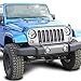 Topist 7pcs Black Front Grill Mesh Grille Insert Kit For Jeep Wrangler Rubicon Sahara Jk 2007-2017