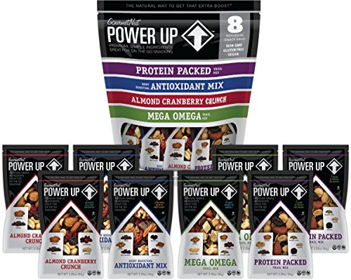 Power Up Trail Mix Variety, Assorted, 2.25 Ounce (Pack of 8)