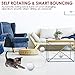 DELOMO Smart Interactive Cat Toy Ball, Automatic Rolling Ball, USB Rechargeable Cat Laser Toy, 360 Degree Self Rotating Ball with Spinning LED Light, 2019 Upgraded Cat Exercise Chaser Toy