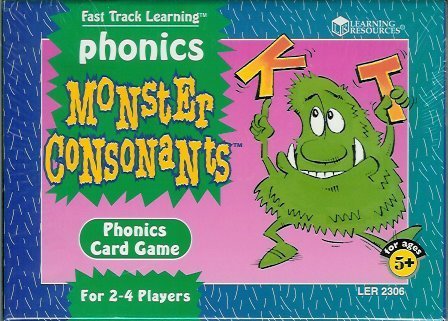 Monster Consonants Phonics Card Game