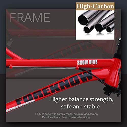 Mountainbike, 26 inch (66 cm), MJH-01, volwassenen, Fat-Tyre-mountain-trailfiets, 24-versnellingen fiets, frame van… - Image 5