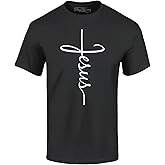Jesus Cross Script T-Shirt