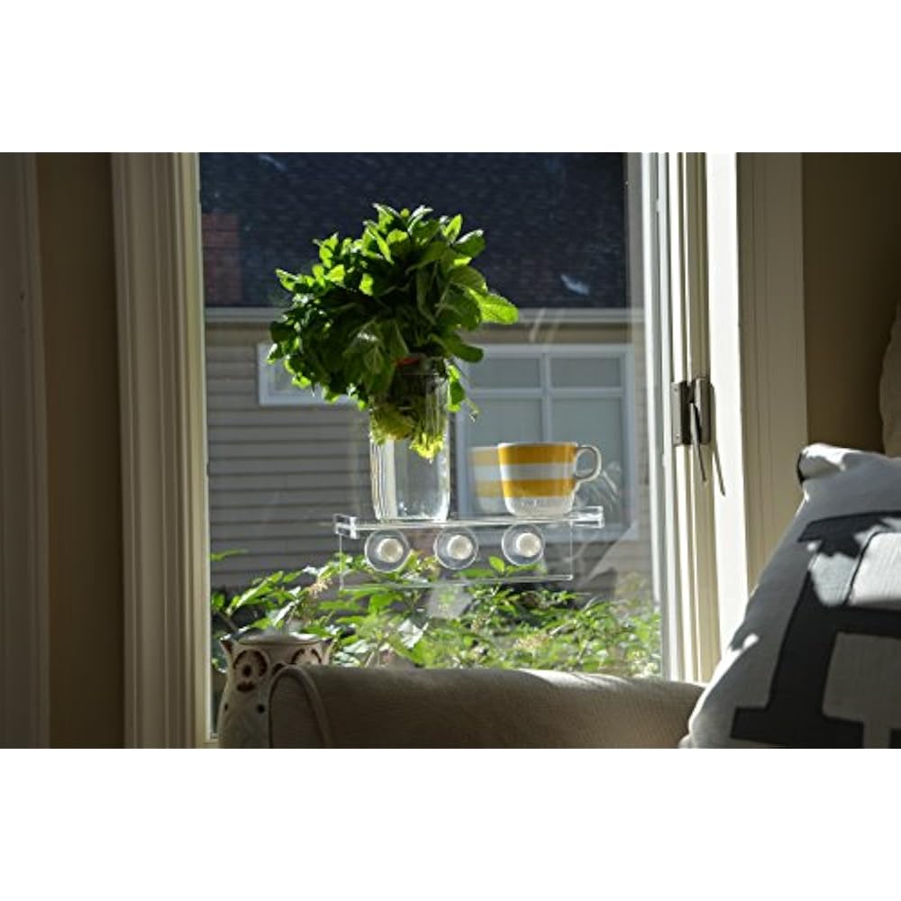 Window Sill Suction Cup Shelf Great Window Shelf For Plants Kitchens