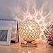 Crystal Ball Table Lamp - HAITRAL Vintage Modern Night Light Lamp, Nightstand Decorative Room Gold Desk Lamp for Bedroom, Living Room, Kitchen, Dining Room (HT-BD012G)