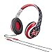 eKids Minnie Mouse Kids Headphones with Microphone,Adjustable Headband,Stereo Sound, 3.5mm Jack,Wired Headphones for Kids,Tangle-Free,Volume Control,Foldable,Headphones on Ear,School Home,Travel