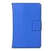 KuRoKo Slim Classic Flip PU Leather Folio Case for RCA Voyager II 7 / RCA Voyager 7 (2016, 2017) / RCA 7 Voyager Pro Tablet (Blue)