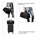 Crospack Garment Bag for Travel Suit Bag Duffle for Men Weekender Handbag with Shoe Compartmen Black