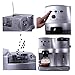 Homeleader Automatic Coffee Machine, Super Automatic Frothing for Latte, Macchiato, Cappuccino, Mocha Coffee and Espressp Drinks, Silver