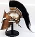 Medieval Armour KING LEONIDAS GREEK SPARTAN 300 Roman Helmet on Wooden Stand