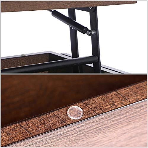 Sekey-Home-Lift-Top-Coffee-Table-2-Tier-Cocktail-Table-with-Hidden-Storage-for-Living-Room-Wood-Look-Accent-FurnitureSmoky-Oak