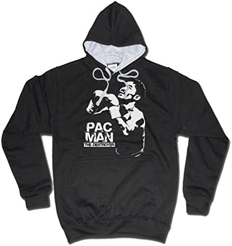 Pacquiao The Destroyer Boxing Hoody Sweater (Black) from Dibbs