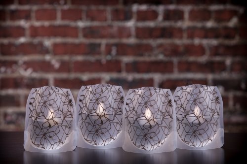 Modgy LUM3014 Ice Baby Frosted Lumizu Luminaries (4 Pack)