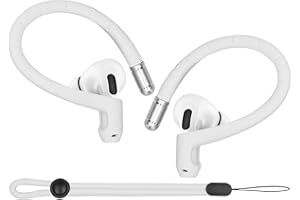 kwmobile Anti Slip Hooks for in Earphone Compatible with Apple Airpods 1/2 / 3/4 / Pro 1 / Airpods Pro 2 Ear Hooks - Secure B