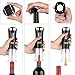 Wine Opener, Electric Wine Opener, DEIK Rechargeable Electric Corkscrew, Cordless Wine Bottle Opener with Removable Foil Cutter, Black