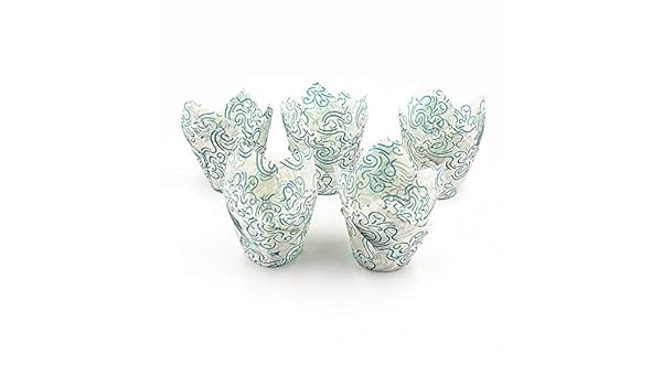 WyaengHai Molde para Hornear Magdalenas con diseño de Ondas, para ...