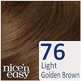 Clairol Nice'n Easy No Ammonia Hair Dye 76 Light Golden Brown Natural Look view 4