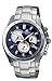 Casio Men's EF521D-2AV Edifice Double Retrograde Analog Chronograph Watch