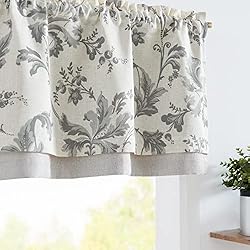 jinchan Linen Valance Curtain Farmhouse Window