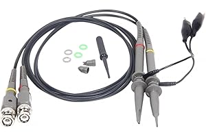 P6100 Oscilloscope Probe Kit 1X 10X High Precision Scope Analyzer Alligator Clip Probes Test Leads 2PCS, Oscilloscope Probe k