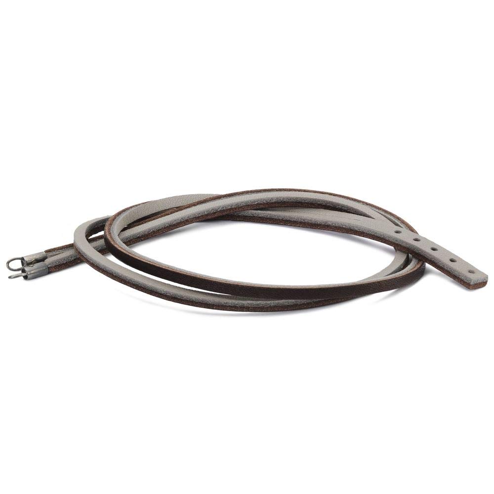 Trollbeads Leather Bracelet, Brown/Light Grey, 45 cm / 17.7 inch