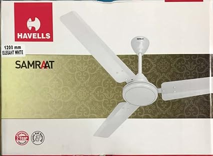Buy Havells 1200 Mm Samraat Regular Ceiling Fan White Pack Of 2