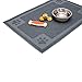 Cavalier Pets, Bowl Mat for Cat and Dog, Silicone Non-Slip Absorbent Waterproof Dog Food Mat, Easy to Clean, Unique Paw Design