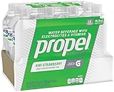 Propel, Kiwi Strawberry, Zero Calorie Sports Drinking Water with Antioxidant Vitamins C & E, 16.9 Ounce Bottles, 48 Count