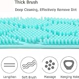Transplant Silicone Bath Body Brush Scrubber Long Handle Exfoliating Green Men view 4