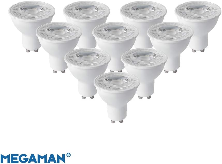 Pack of 10 x Megaman 141912 LED GU10 PAR16 Light Bulbs 4 Watt 35 Degree 4000K Cool White - Image 3