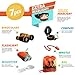 Kids Camping Gear-Outdoor explorer kit for kids Learning Set for Boys/Girls Age 2 3 4 5 6 7 & 8 Adventure Gifts- kids explorer kit, Binoculars, Headlamp, Flashlight, Compass, Magnifying Glass, Whistle