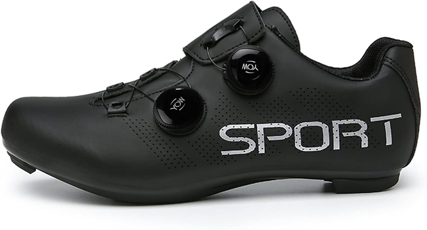  | Scurtain Unisex Mens Womens Road Bike Cycling Shoes Riding Shoes with Compatible Cleat Peloton Shoe with SPD and Delta for Men Women Lock Pedal Bike Shoes Indoor Outdoor | Cycling