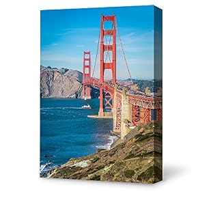 Canvas Wall Art Brooklyn Bridge and New...