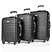 Travel Suitcase Spinner Luggage sets Hardshell Lockable 3 Piece Set(20