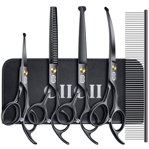 CIICII Professional Grooming Scissors Kit